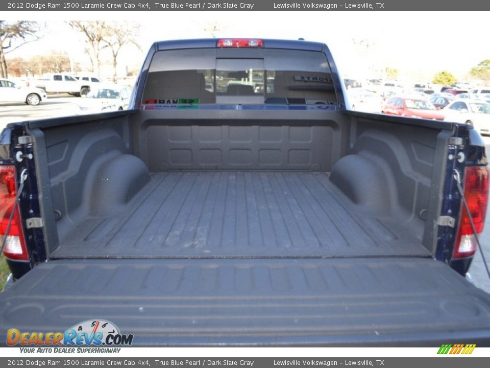 2012 Dodge Ram 1500 Laramie Crew Cab 4x4 True Blue Pearl / Dark Slate Gray Photo #22
