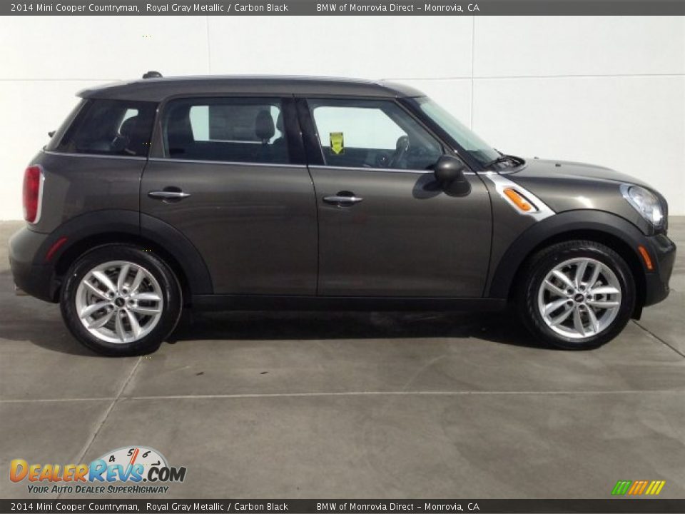 2014 Mini Cooper Countryman Royal Gray Metallic / Carbon Black Photo #2