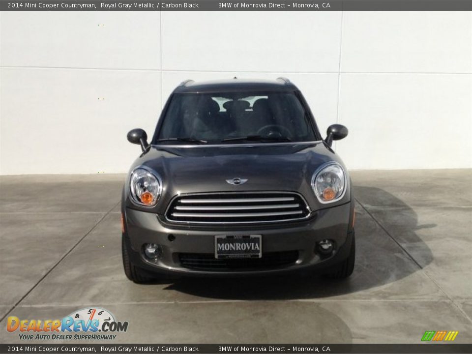 2014 Mini Cooper Countryman Royal Gray Metallic / Carbon Black Photo #3
