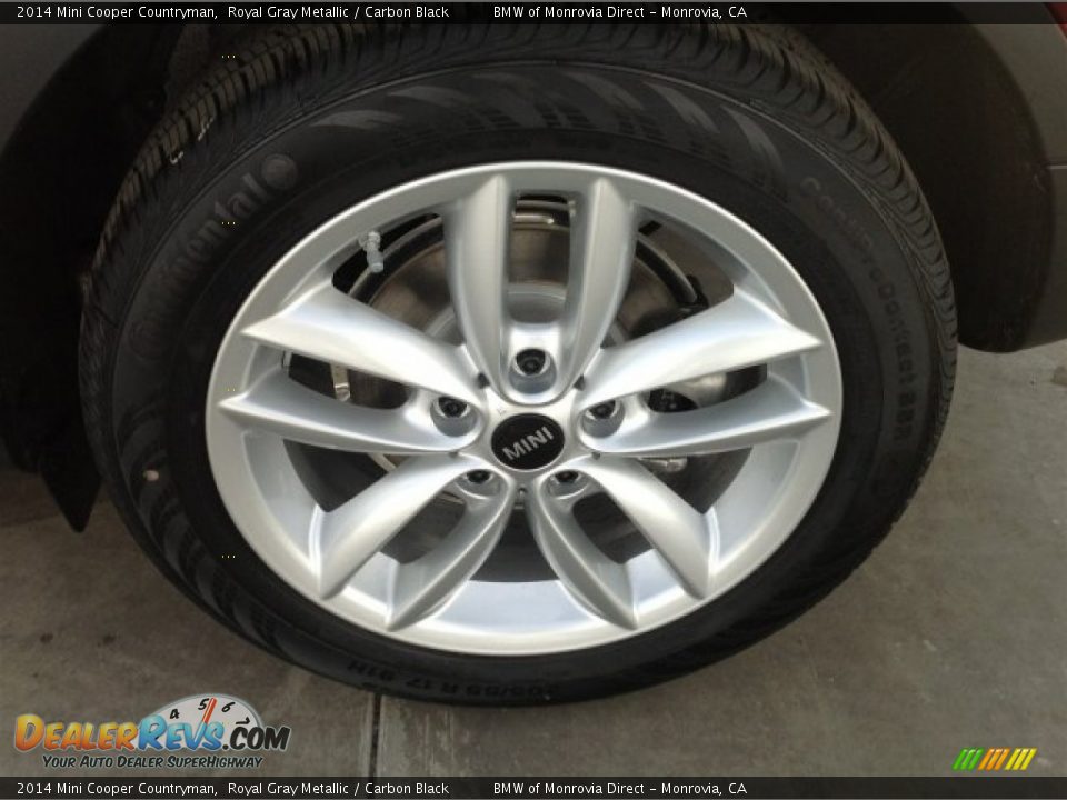 2014 Mini Cooper Countryman Royal Gray Metallic / Carbon Black Photo #4