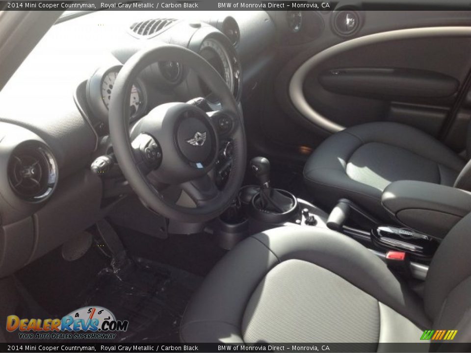 2014 Mini Cooper Countryman Royal Gray Metallic / Carbon Black Photo #6
