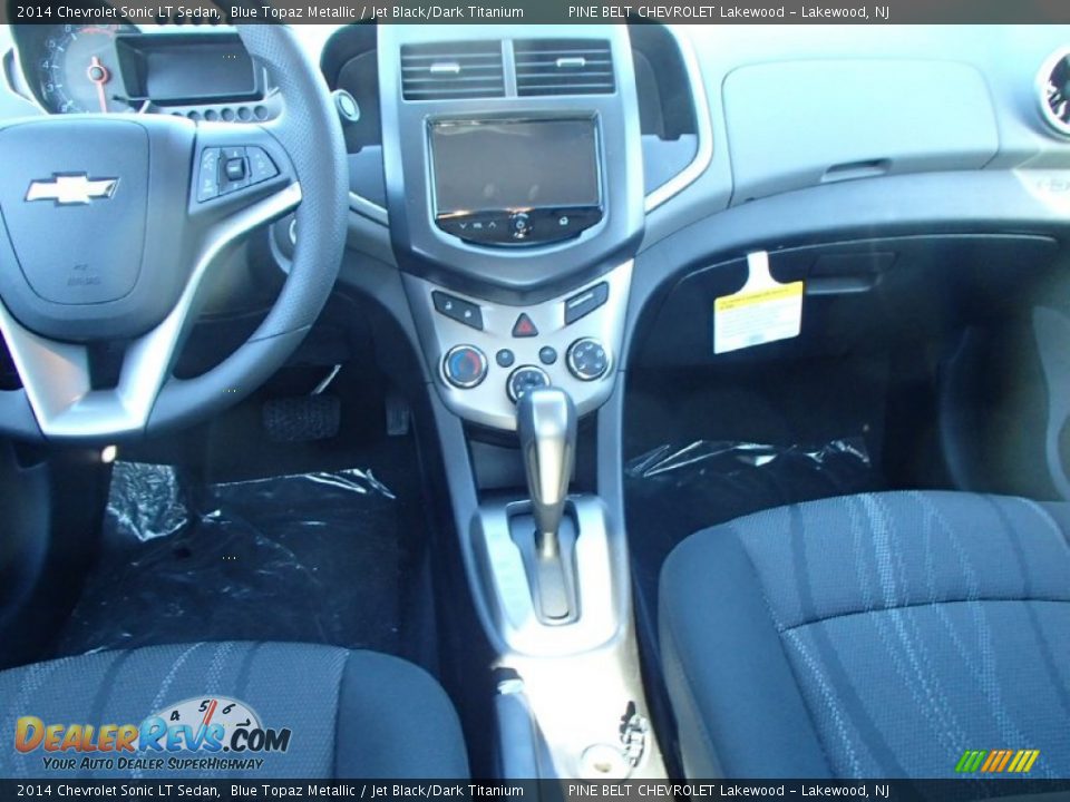 2014 Chevrolet Sonic LT Sedan Blue Topaz Metallic / Jet Black/Dark Titanium Photo #5
