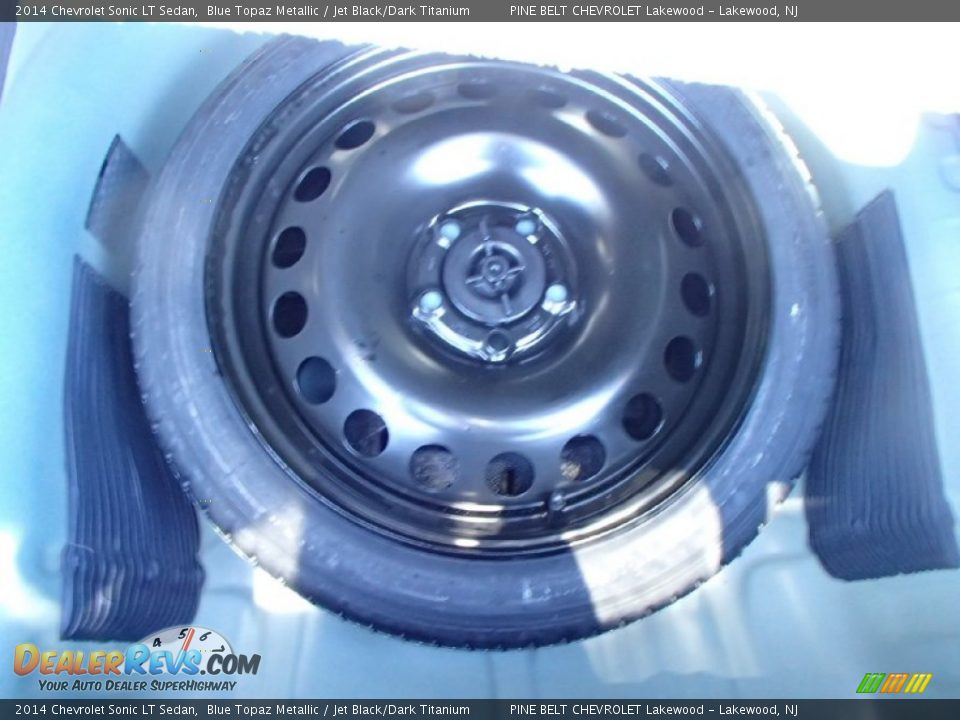 2014 Chevrolet Sonic LT Sedan Blue Topaz Metallic / Jet Black/Dark Titanium Photo #8