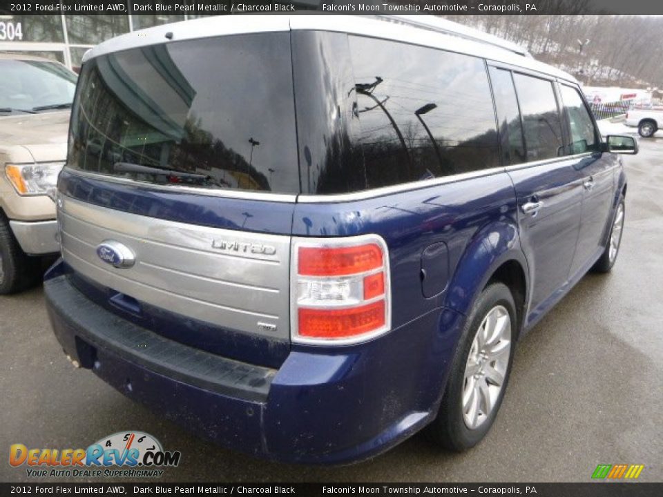 2012 Ford Flex Limited AWD Dark Blue Pearl Metallic / Charcoal Black Photo #2