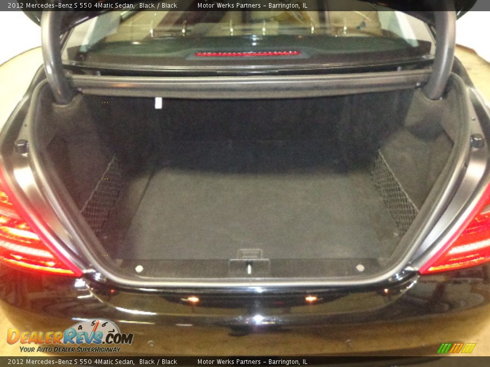 2012 Mercedes-Benz S 550 4Matic Sedan Black / Black Photo #11