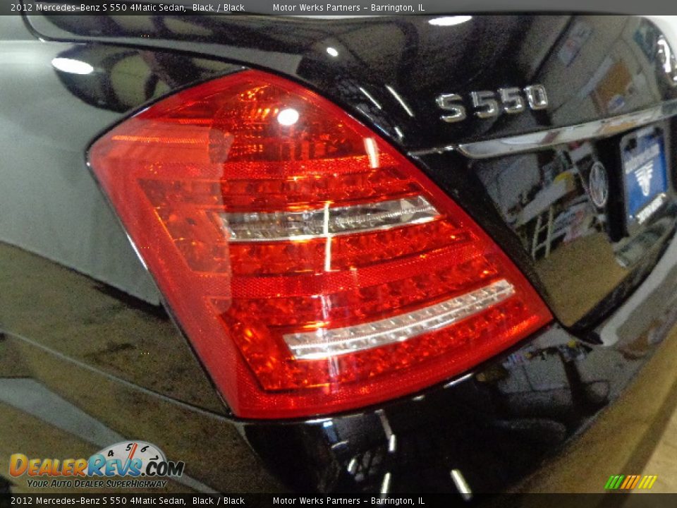 2012 Mercedes-Benz S 550 4Matic Sedan Black / Black Photo #15