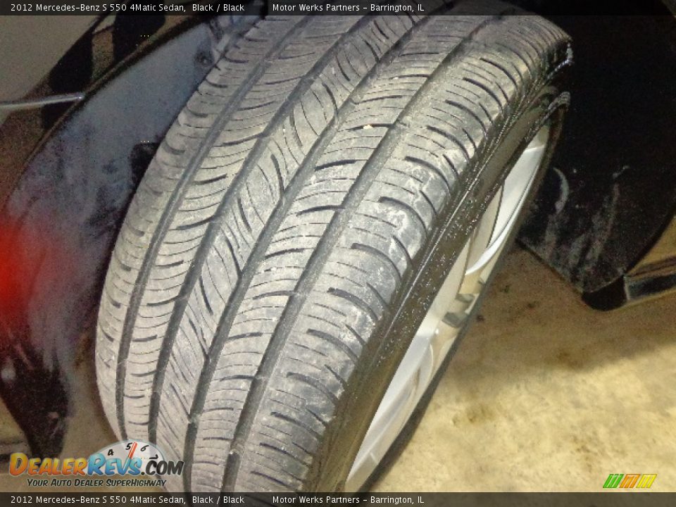2012 Mercedes-Benz S 550 4Matic Sedan Black / Black Photo #20