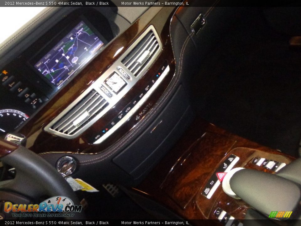 2012 Mercedes-Benz S 550 4Matic Sedan Black / Black Photo #26