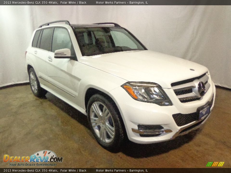 2013 Mercedes-Benz GLK 350 4Matic Polar White / Black Photo #1