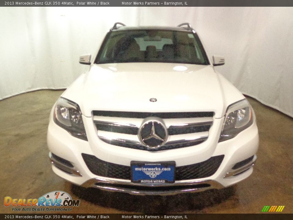 2013 Mercedes-Benz GLK 350 4Matic Polar White / Black Photo #2
