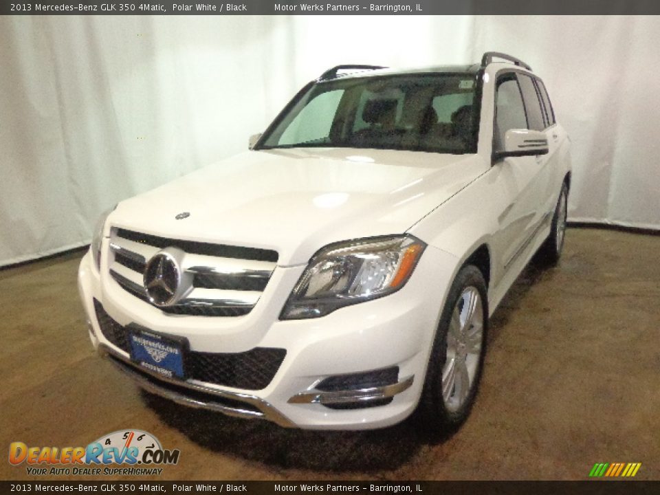 2013 Mercedes-Benz GLK 350 4Matic Polar White / Black Photo #3