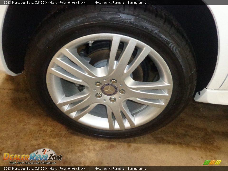 2013 Mercedes-Benz GLK 350 4Matic Polar White / Black Photo #4