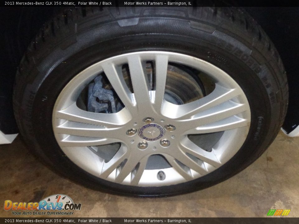 2013 Mercedes-Benz GLK 350 4Matic Polar White / Black Photo #5