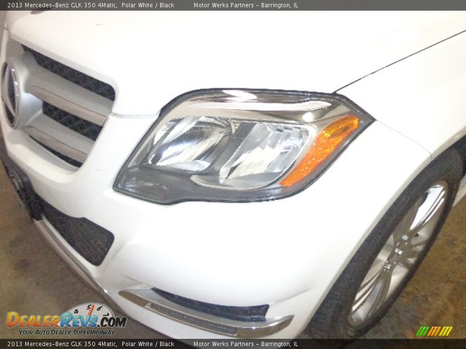 2013 Mercedes-Benz GLK 350 4Matic Polar White / Black Photo #7
