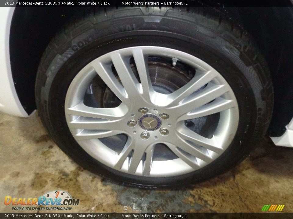 2013 Mercedes-Benz GLK 350 4Matic Polar White / Black Photo #8
