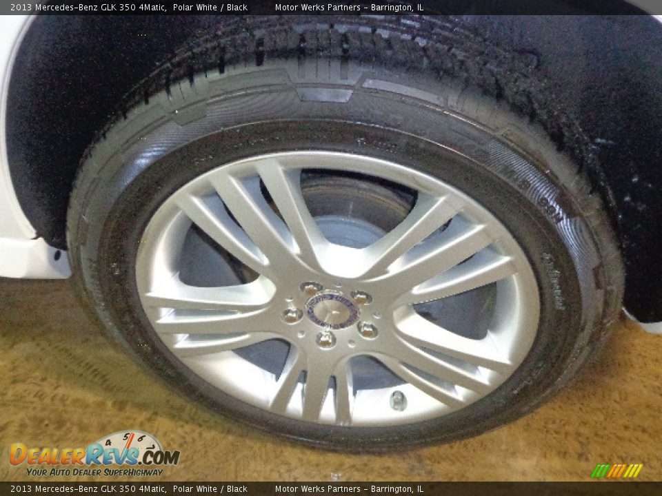 2013 Mercedes-Benz GLK 350 4Matic Polar White / Black Photo #9