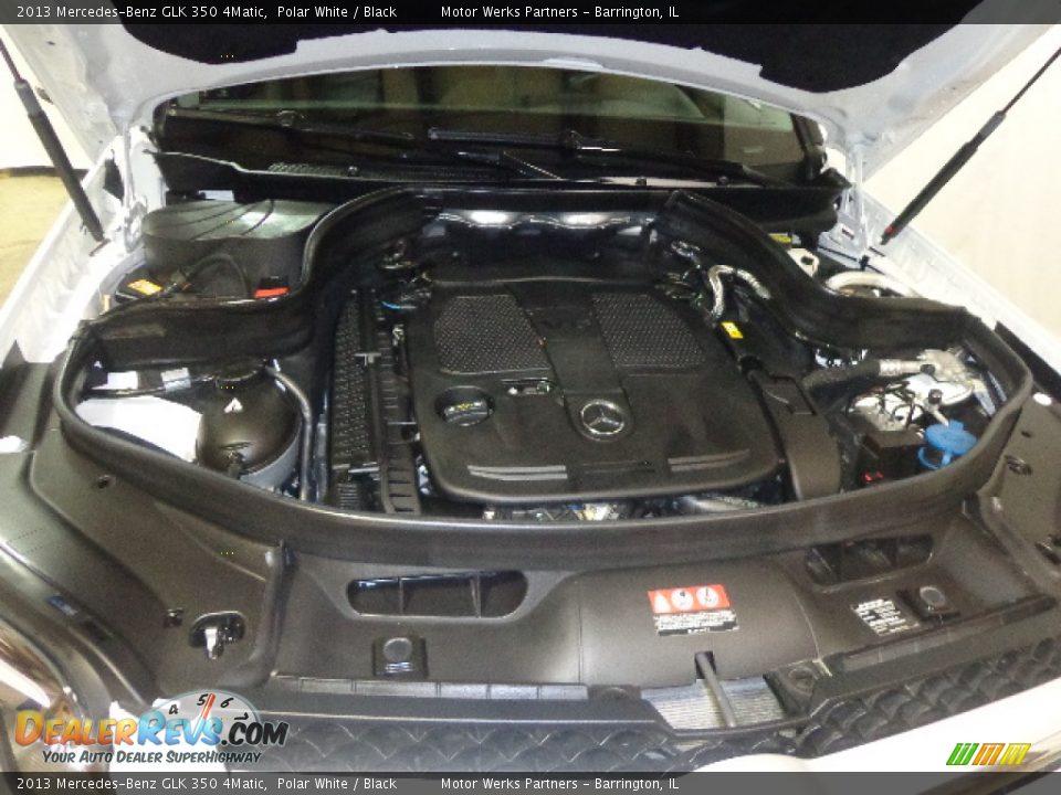 2013 Mercedes-Benz GLK 350 4Matic Polar White / Black Photo #16