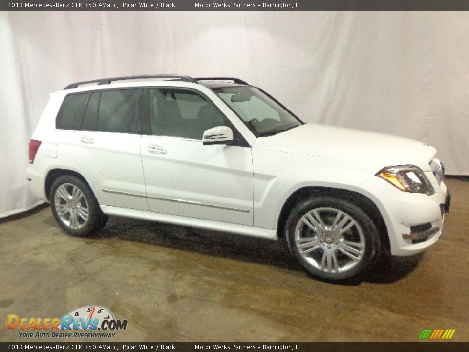 2013 Mercedes-Benz GLK 350 4Matic Polar White / Black Photo #17