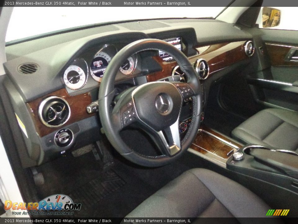 2013 Mercedes-Benz GLK 350 4Matic Polar White / Black Photo #20