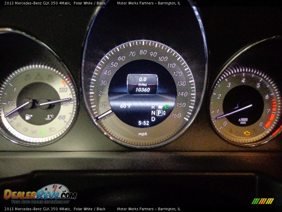 2013 Mercedes-Benz GLK 350 4Matic Polar White / Black Photo #21