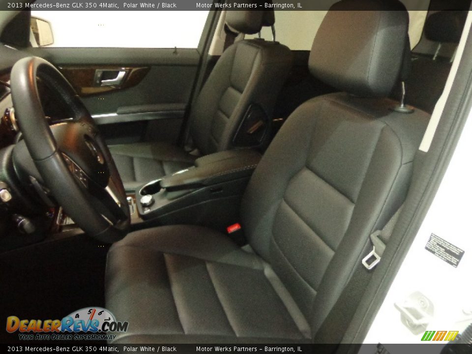 2013 Mercedes-Benz GLK 350 4Matic Polar White / Black Photo #22