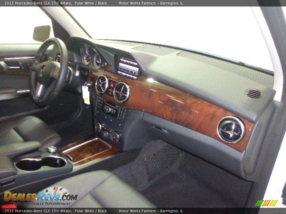 2013 Mercedes-Benz GLK 350 4Matic Polar White / Black Photo #31