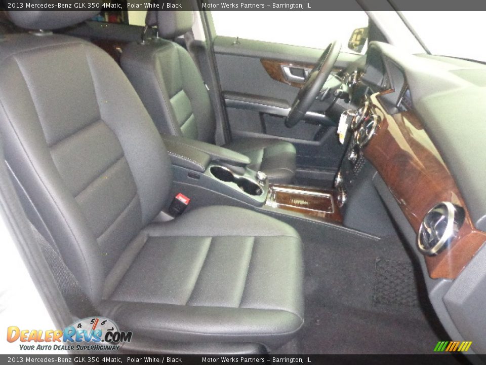 2013 Mercedes-Benz GLK 350 4Matic Polar White / Black Photo #32