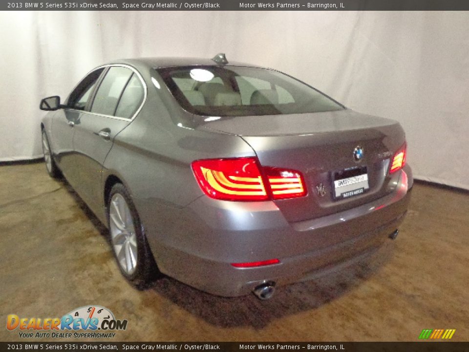 2013 BMW 5 Series 535i xDrive Sedan Space Gray Metallic / Oyster/Black Photo #6