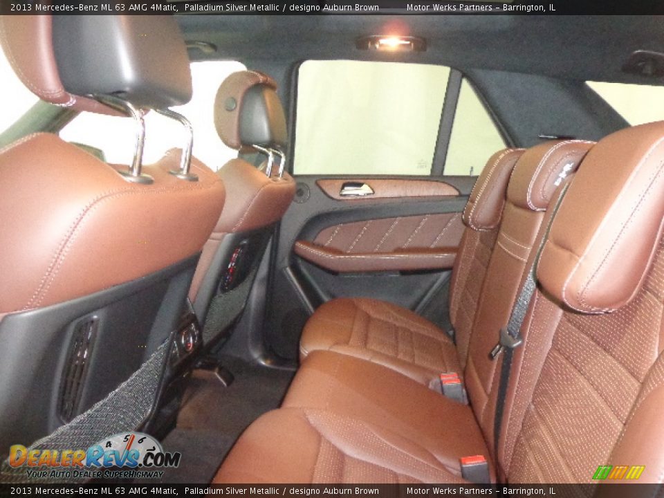 Rear Seat of 2013 Mercedes-Benz ML 63 AMG 4Matic Photo #30