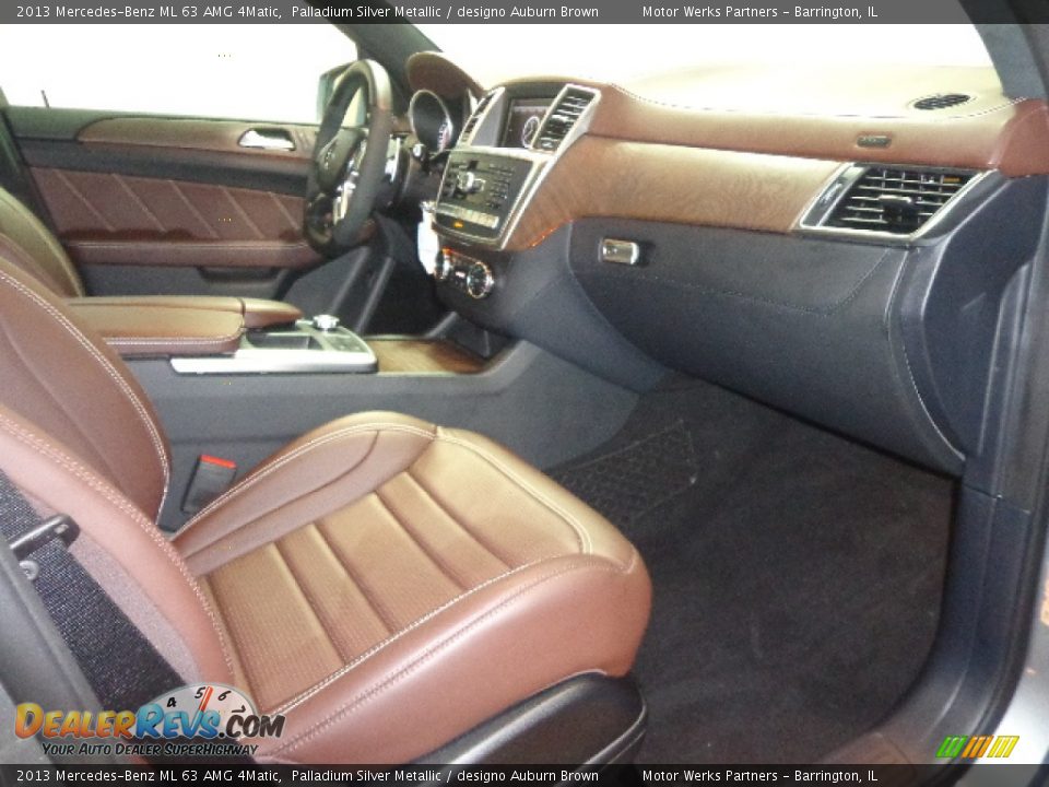designo Auburn Brown Interior - 2013 Mercedes-Benz ML 63 AMG 4Matic Photo #33