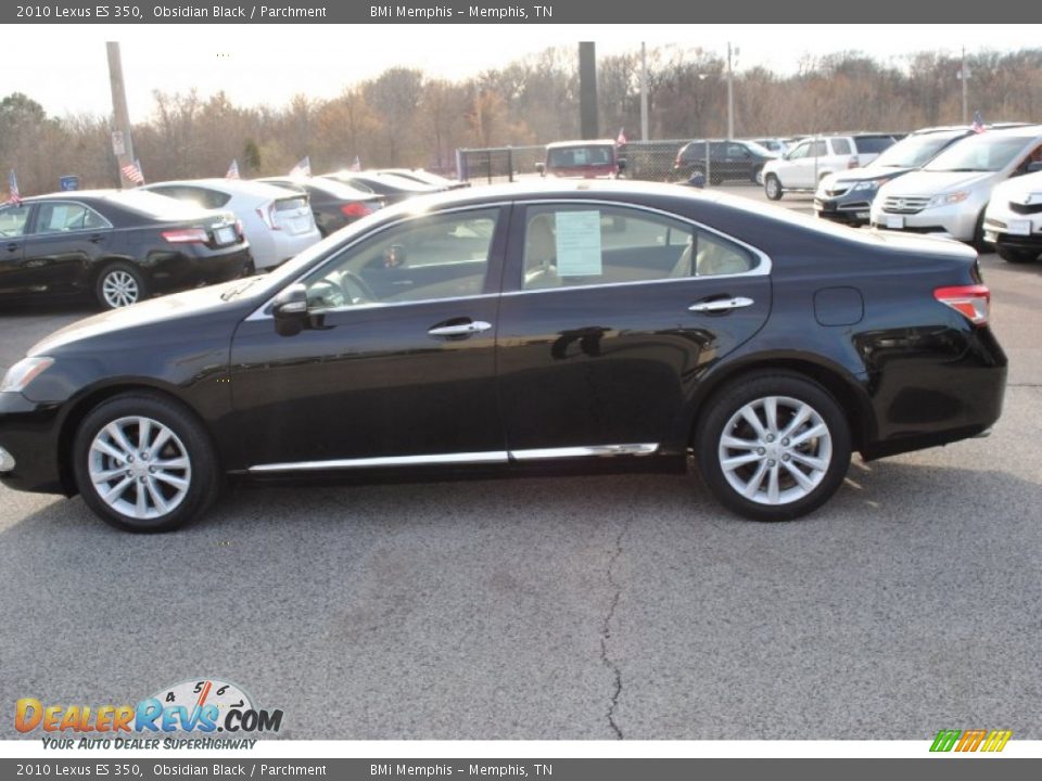 2010 Lexus ES 350 Obsidian Black / Parchment Photo #2