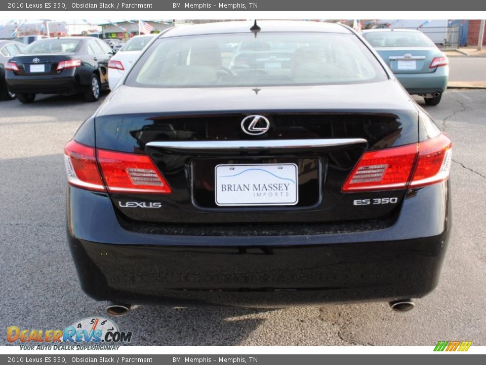 2010 Lexus ES 350 Obsidian Black / Parchment Photo #4