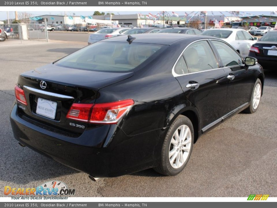 2010 Lexus ES 350 Obsidian Black / Parchment Photo #5