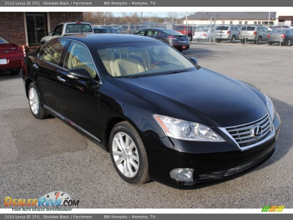 2010 Lexus ES 350 Obsidian Black / Parchment Photo #7