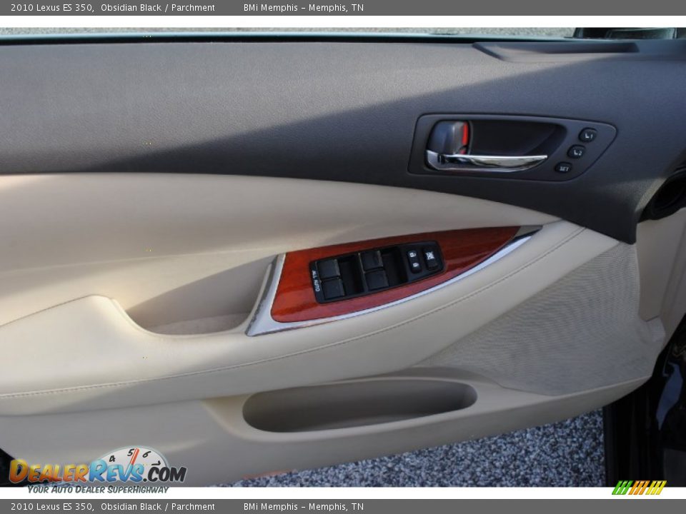 2010 Lexus ES 350 Obsidian Black / Parchment Photo #10