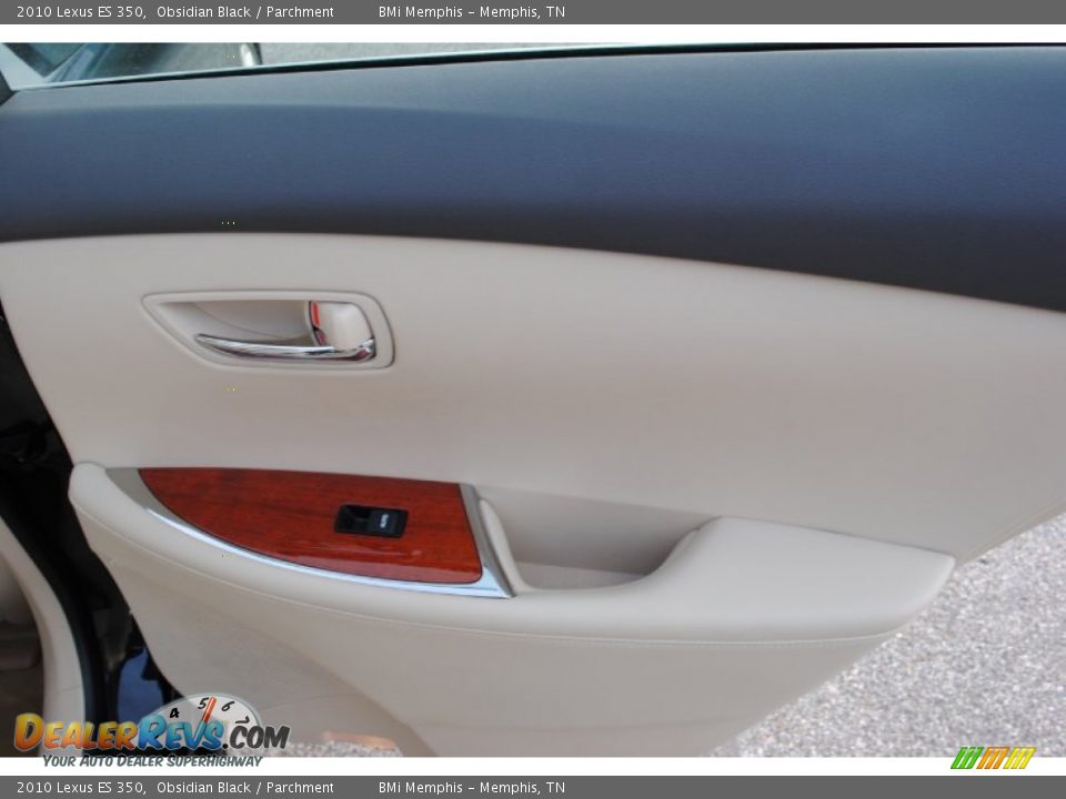 2010 Lexus ES 350 Obsidian Black / Parchment Photo #17