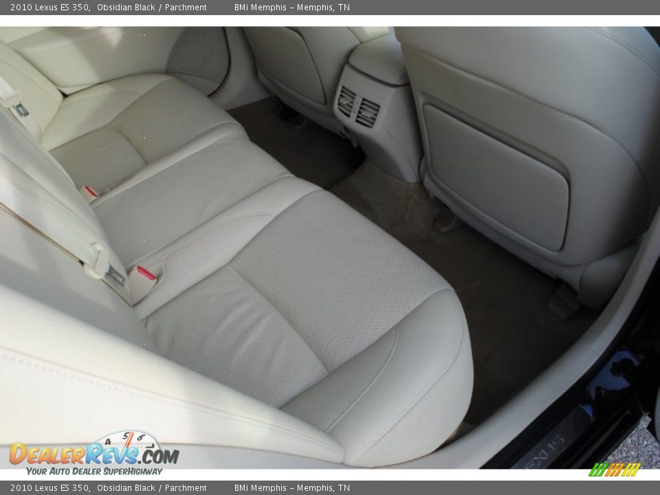 2010 Lexus ES 350 Obsidian Black / Parchment Photo #18