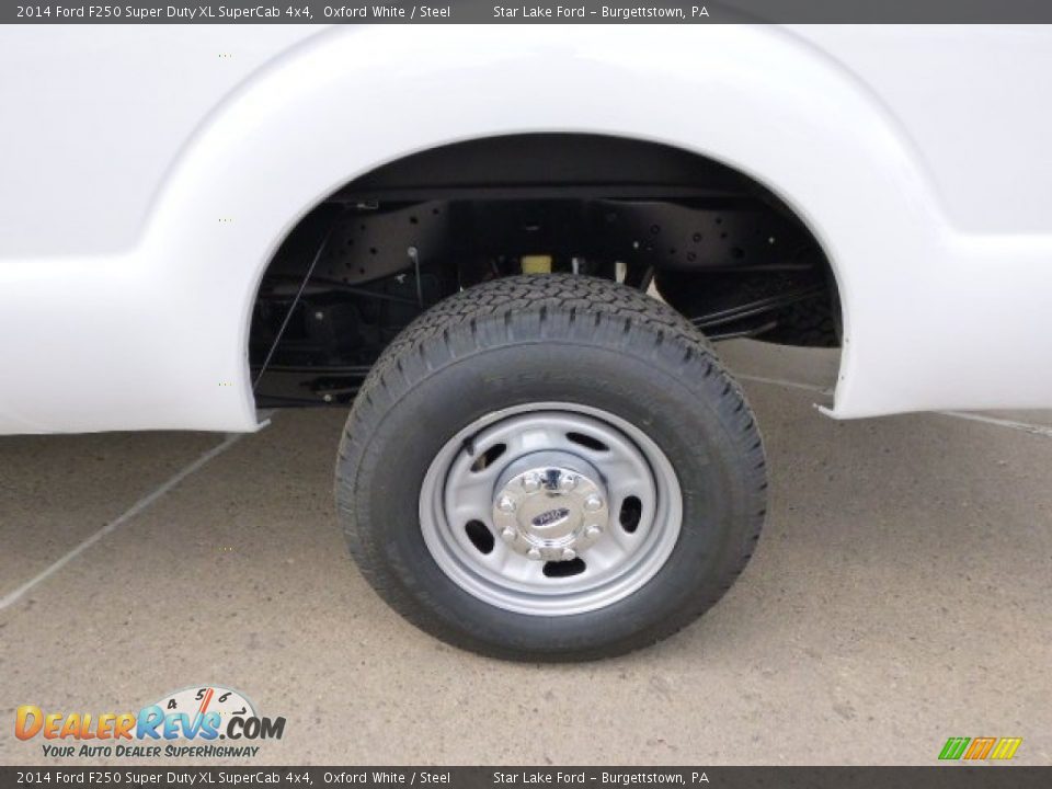 2014 Ford F250 Super Duty XL SuperCab 4x4 Oxford White / Steel Photo #8