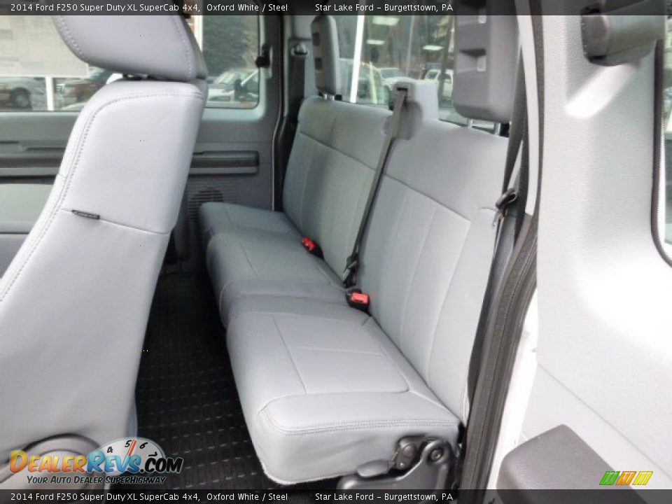 2014 Ford F250 Super Duty XL SuperCab 4x4 Oxford White / Steel Photo #10