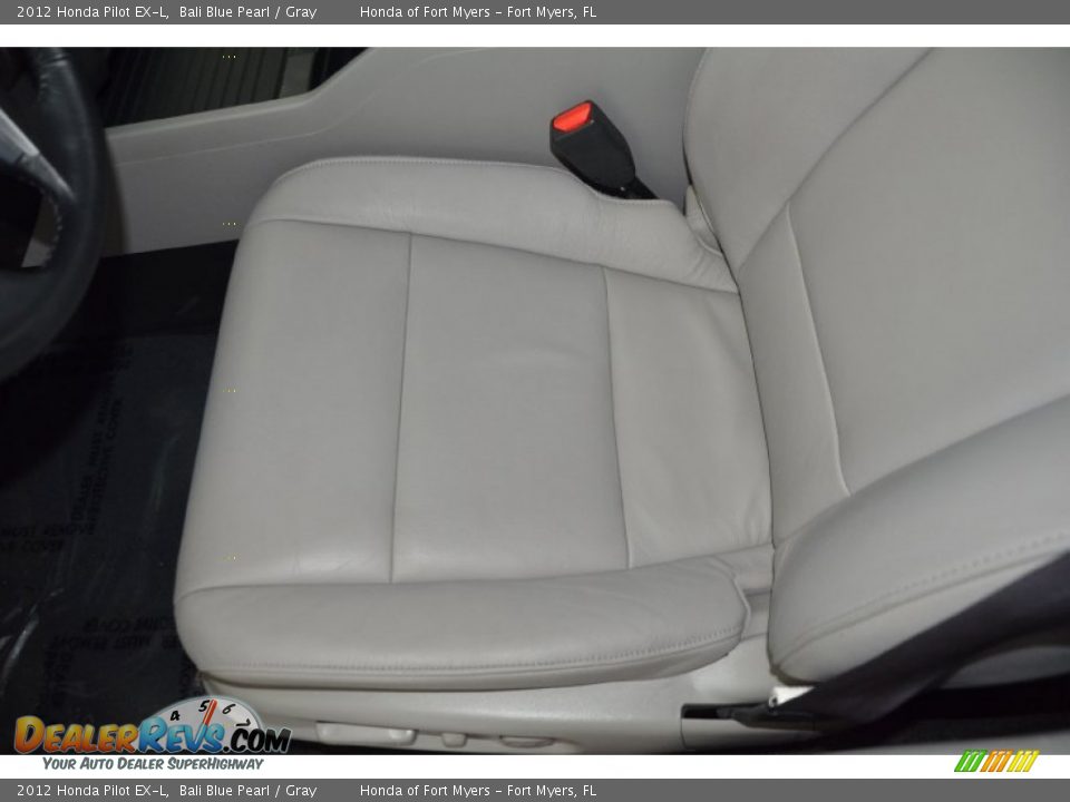 2012 Honda Pilot EX-L Bali Blue Pearl / Gray Photo #13