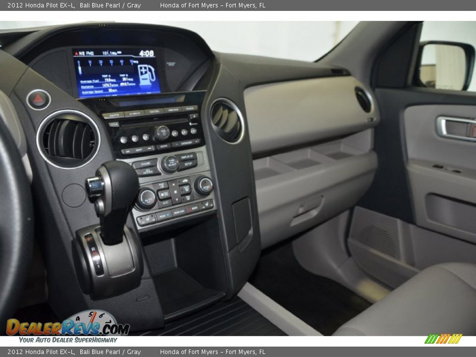 2012 Honda Pilot EX-L Bali Blue Pearl / Gray Photo #14