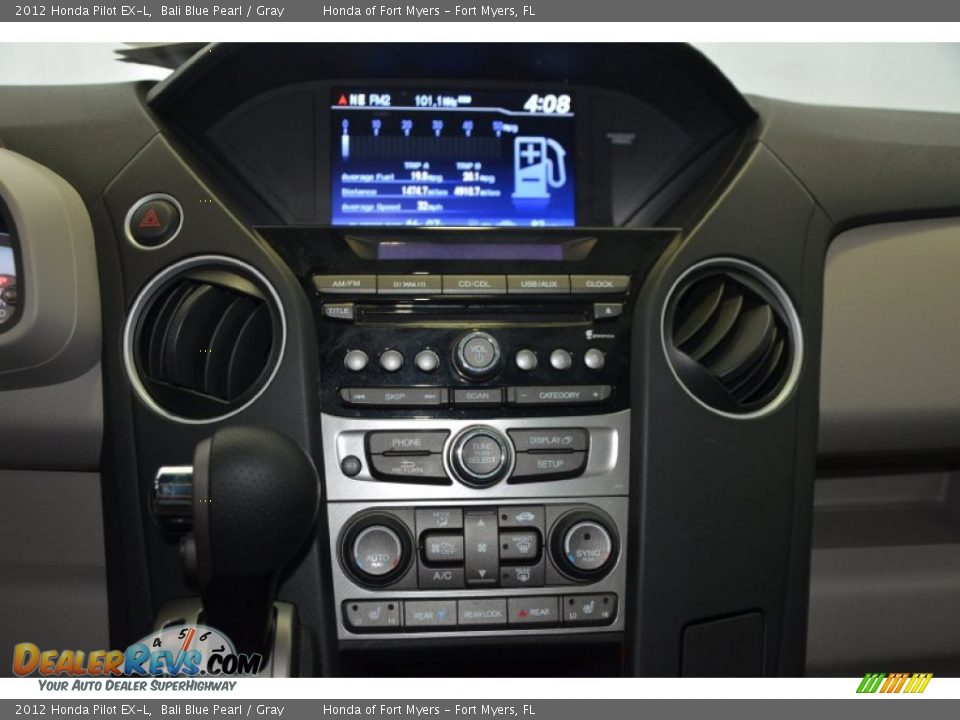 2012 Honda Pilot EX-L Bali Blue Pearl / Gray Photo #17