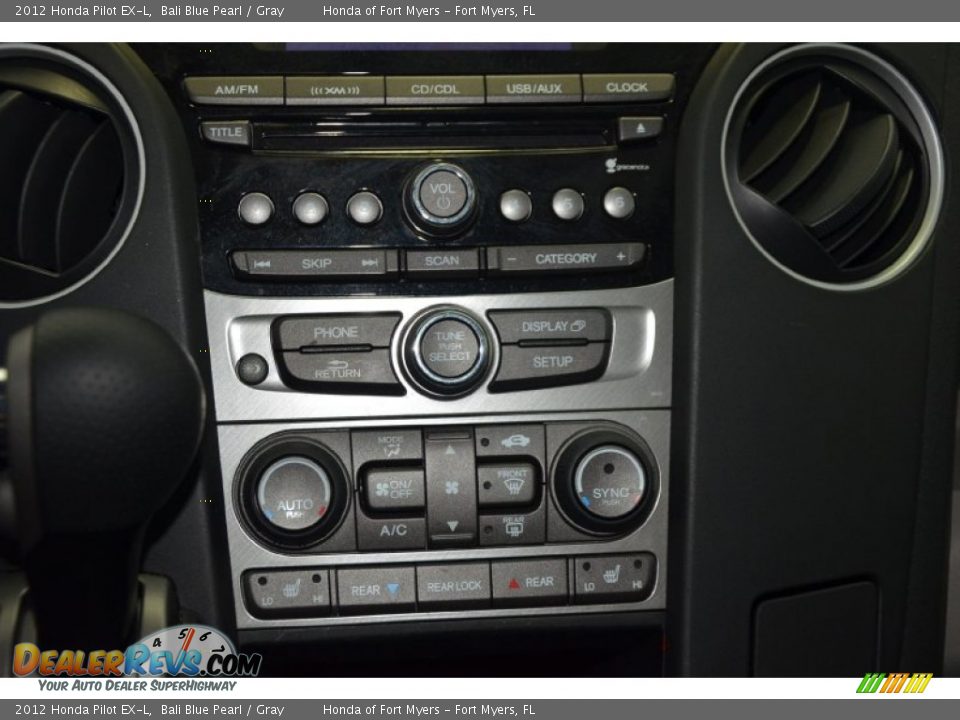 2012 Honda Pilot EX-L Bali Blue Pearl / Gray Photo #18
