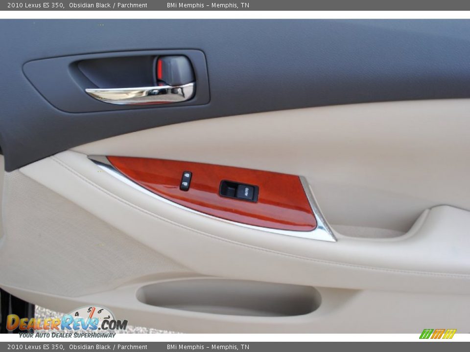 2010 Lexus ES 350 Obsidian Black / Parchment Photo #19