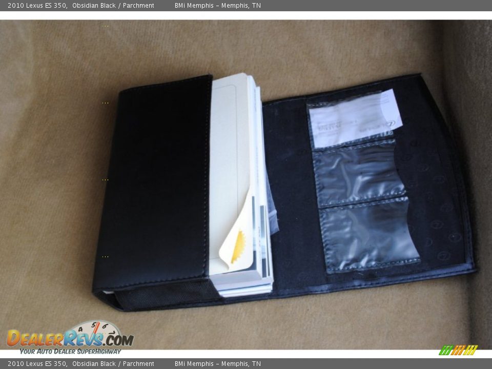 2010 Lexus ES 350 Obsidian Black / Parchment Photo #21