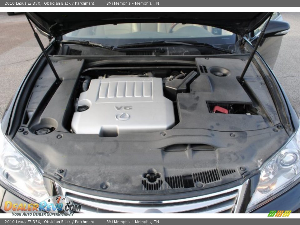 2010 Lexus ES 350 Obsidian Black / Parchment Photo #23