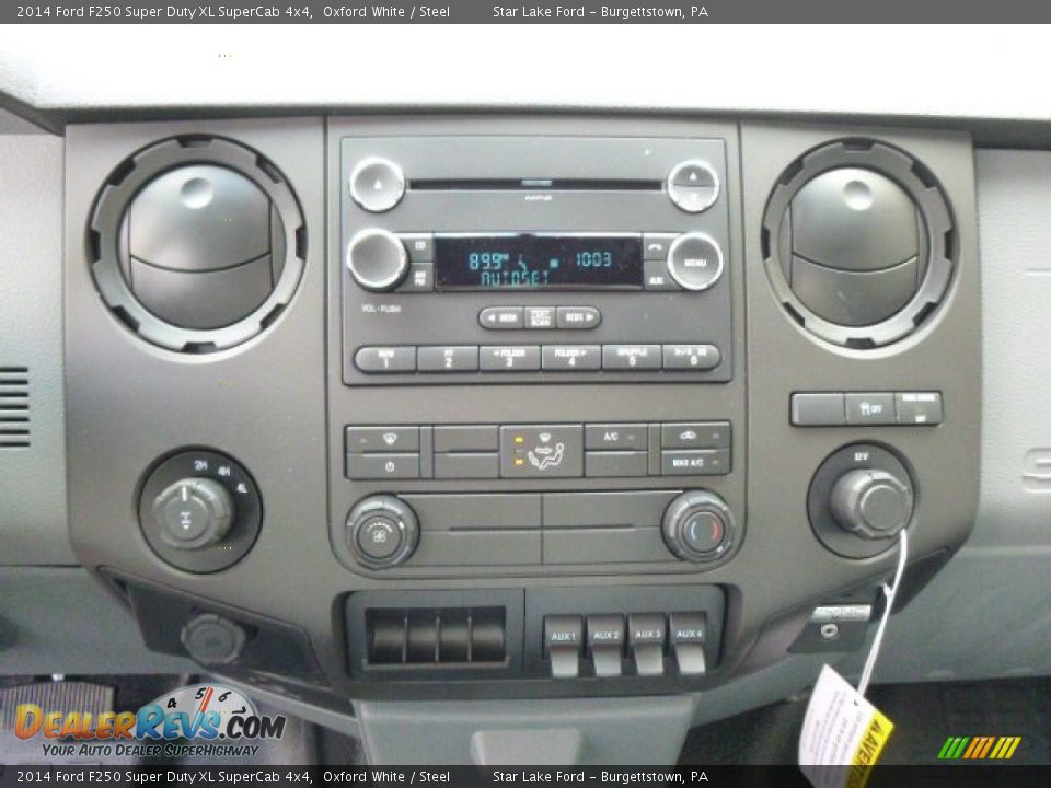 2014 Ford F250 Super Duty XL SuperCab 4x4 Oxford White / Steel Photo #14