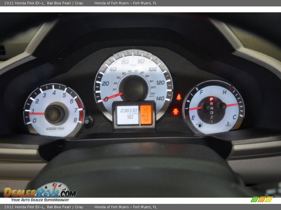 2012 Honda Pilot EX-L Bali Blue Pearl / Gray Photo #27