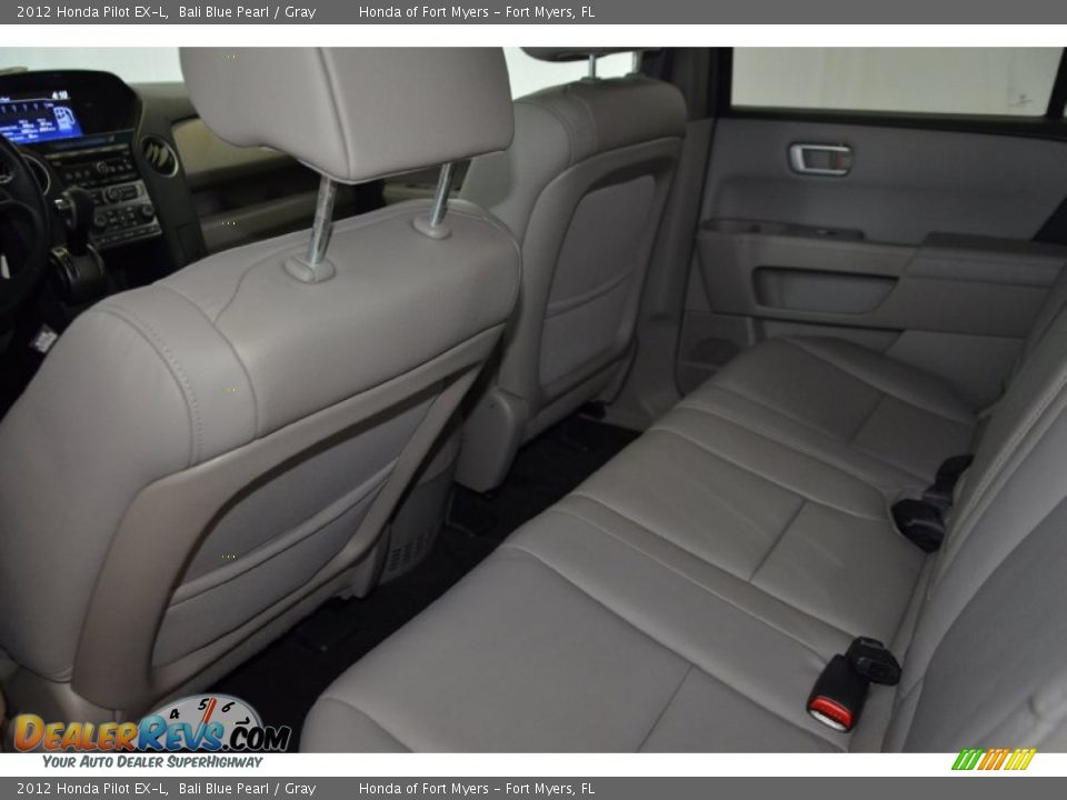 2012 Honda Pilot EX-L Bali Blue Pearl / Gray Photo #30