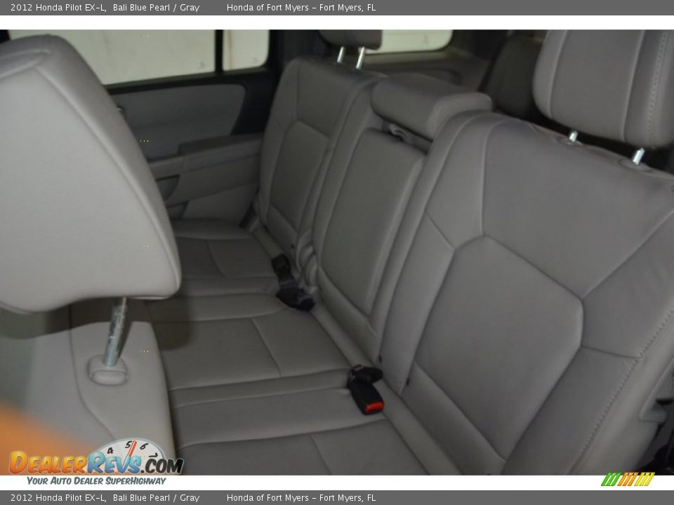 2012 Honda Pilot EX-L Bali Blue Pearl / Gray Photo #31